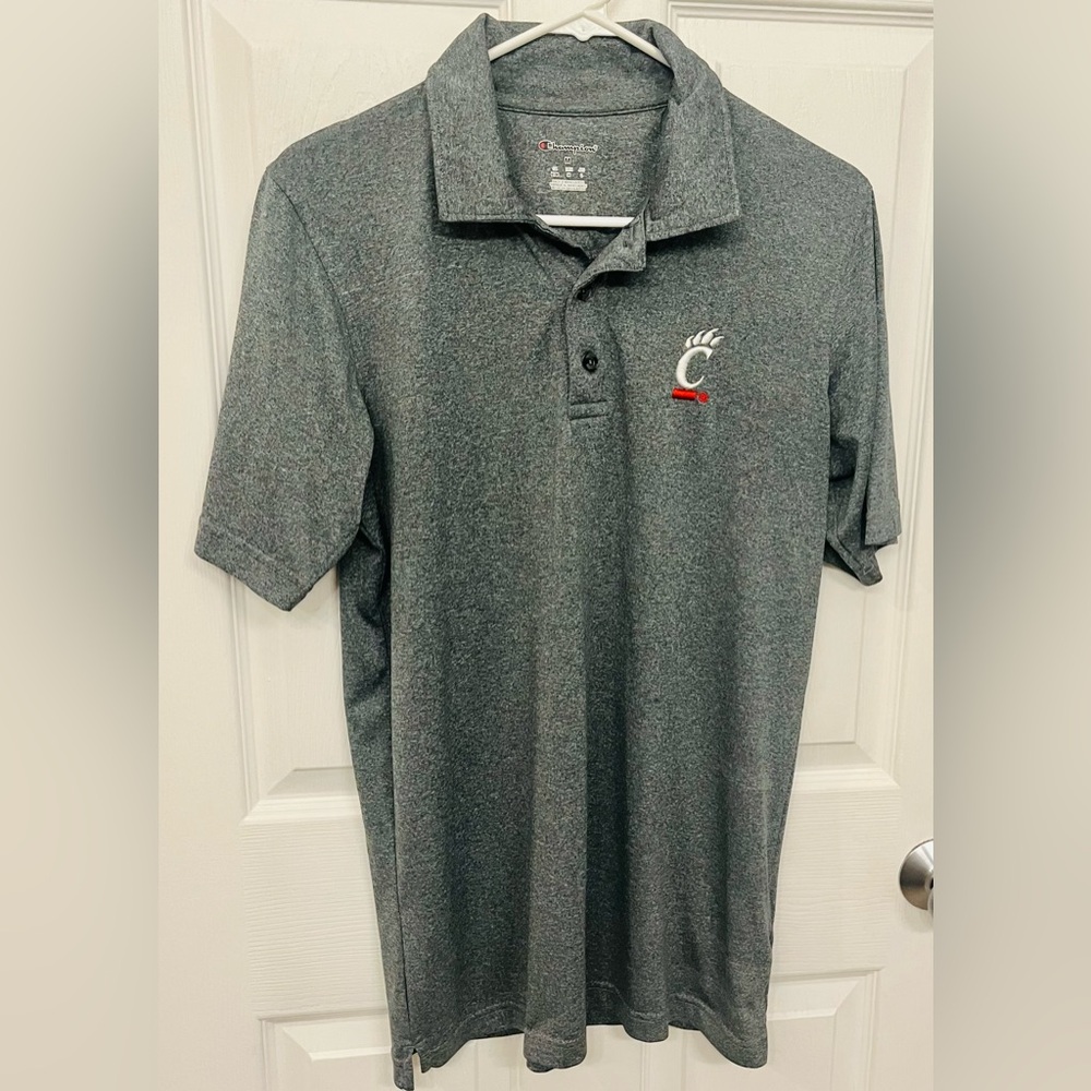 Cincinnati Bearcats Champion Polo Shirt,Men’s Size medium New